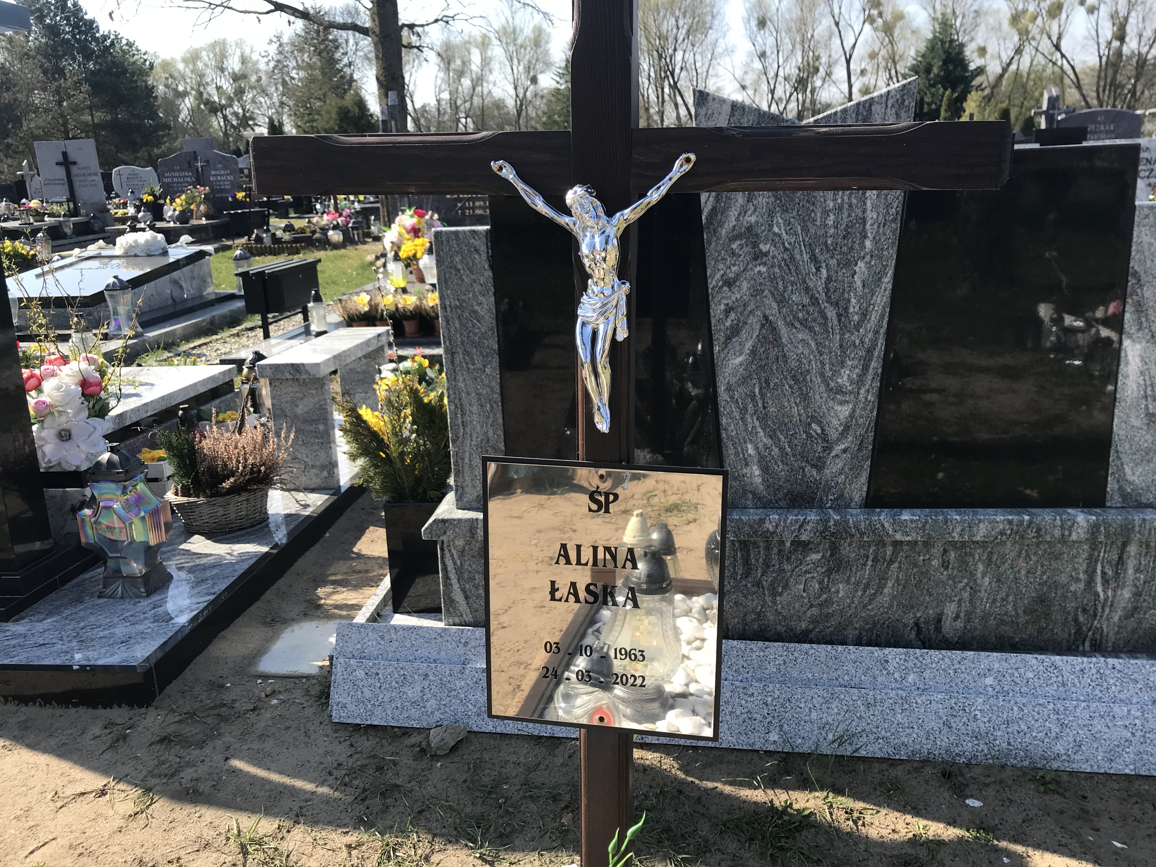 Alina Łaska 1963 Dobra - Grobonet - Wyszukiwarka osób pochowanych