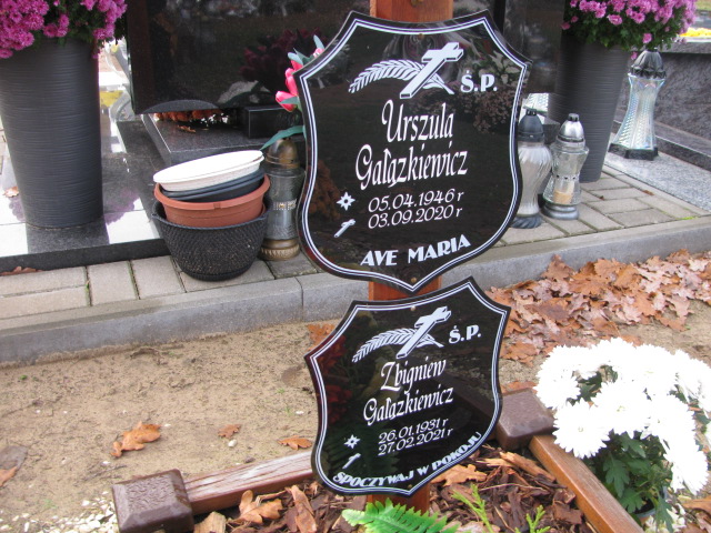 Urszula Gałązkiewicz 1946 Dobra - Grobonet - Wyszukiwarka osób pochowanych