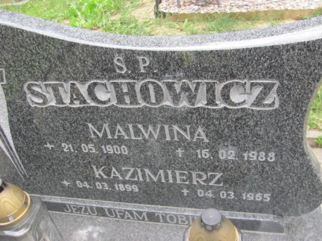 Malwina Stachowicz 1900 Dobra - Grobonet - Wyszukiwarka osób pochowanych
