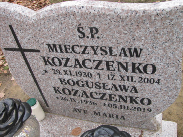 Mieczysław Kozaczenko 1930 Dobra - Grobonet - Wyszukiwarka osób pochowanych