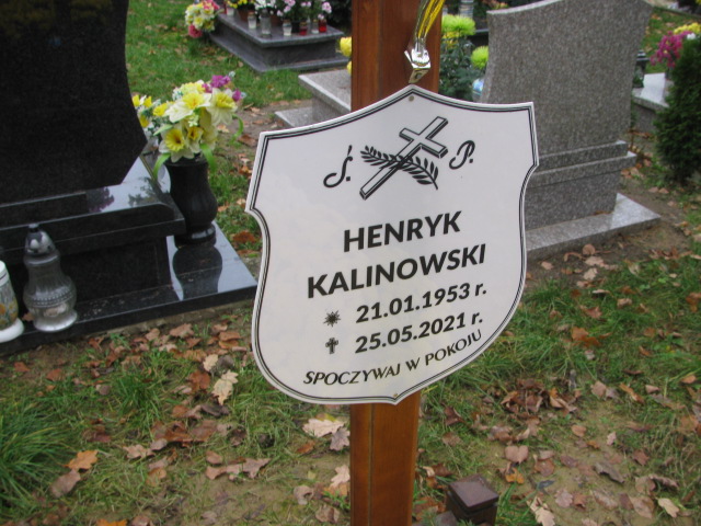 Henryk Kalinowski 1953 Dobra - Grobonet - Wyszukiwarka osób pochowanych