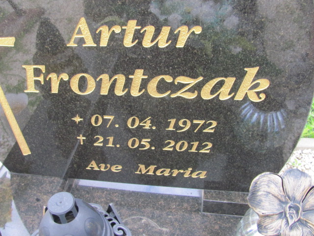Artur Frontczak 1972 Dobra - Grobonet - Wyszukiwarka osób pochowanych