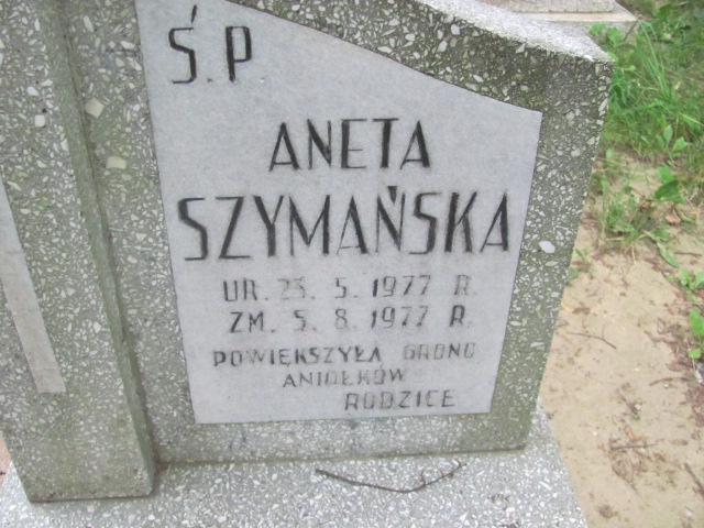 Aneta Szymańska 1977 Dobra - Grobonet - Wyszukiwarka osób pochowanych