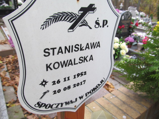 Stanisława Kowalska 1952 Dobra - Grobonet - Wyszukiwarka osób pochowanych