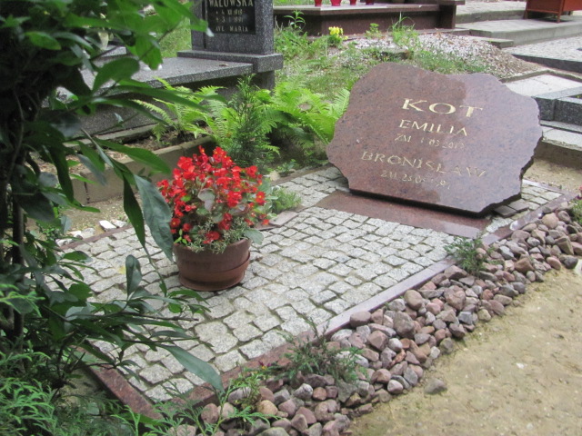 Grób Emilia Kot