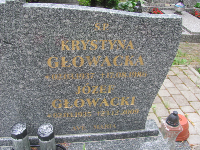 Krystyna Głowacka 1937 Dobra - Grobonet - Wyszukiwarka osób pochowanych