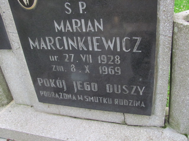 Marian Marcinkiewicz 1928 Dobra - Grobonet - Wyszukiwarka osób pochowanych