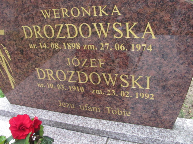 Józef Drozdowski 1910 Dobra - Grobonet - Wyszukiwarka osób pochowanych