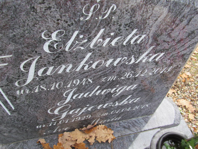 Jadwiga Gajewska 1929 Dobra - Grobonet - Wyszukiwarka osób pochowanych